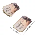 Nyomtatott dekorkarton - Emléked őrizzük angyal 3db/cs