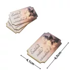 Nyomtatott dekorkarton - Emléked örökké szívünk.. angyal 3db/cs