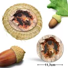 Nyomtatott fa tábla koszorú közép - Kíváncsi mókus 11,8