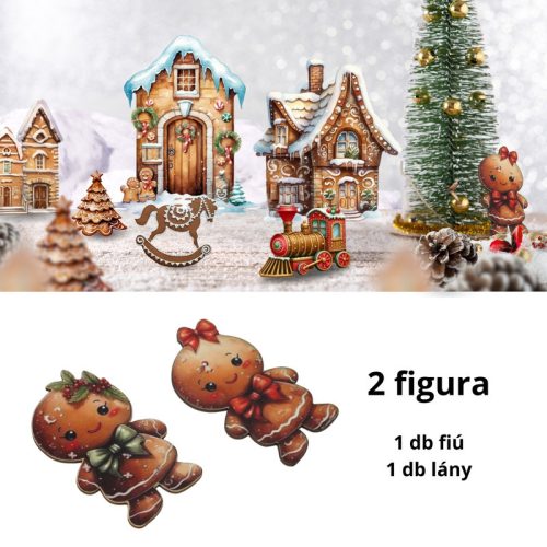 Nyomtatott dekorkarton - Mézi pár 2db/csomag