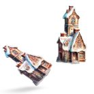 Nyomtatott dekorkarton - Mézeskalács magas ház 9x17cm