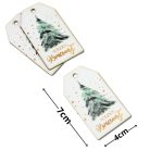 Nyomtatott dekorkarton - Boldog karácsonyt zöld fenyő táblák 3db/cs