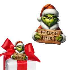   Nyomtatott dekorkarton - Grincs tábla - Boldog akármit 2db/csomag