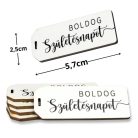 Nyomtatott dekorkarton - Boldog születésnapot táblák 5db