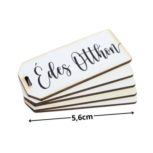 Nyomtatott dekorkarton - Édes Otthon biléta 5db/csomag