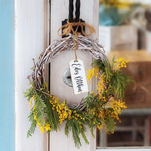 Nyomtatott dekorkarton - Édes Otthon biléta 5db/csomag