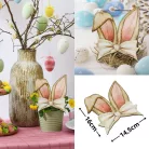 Nyomtatott dekorkarton - Nyuszifül natúr 14,5x16cm