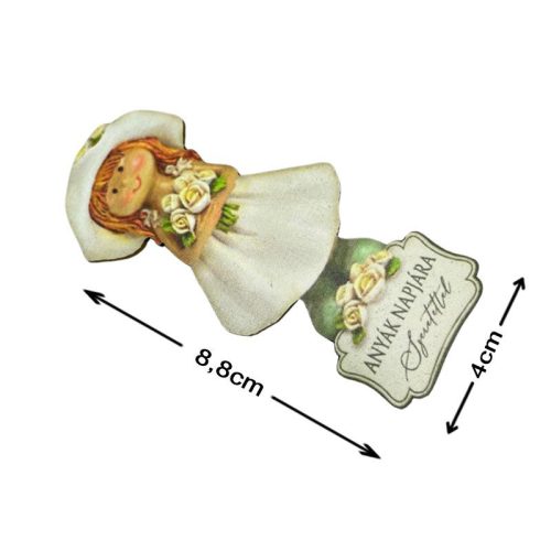 Nyomtatott dekorkarton - Anyák napjára szeretettel kislány 3db/csomag