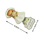 Nyomtatott dekorkarton - Keresztanyunak szeretettel kislány 3db/csomag