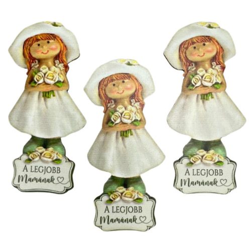 Nyomtatott dekorkarton -A legjobb mamának kislány 3db/csomag