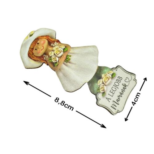 Nyomtatott dekorkarton -A legjobb mamának kislány 3db/csomag