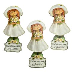   Nyomtatott dekorkarton -Nagymamának szeretettel kislány 3db/csomag