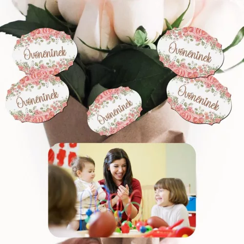 Nyomtatott dekorkarton - Óvónéninek táblák 5db