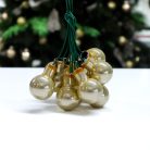 Mini karácsonyfadísz pick pezsgő 1csokor