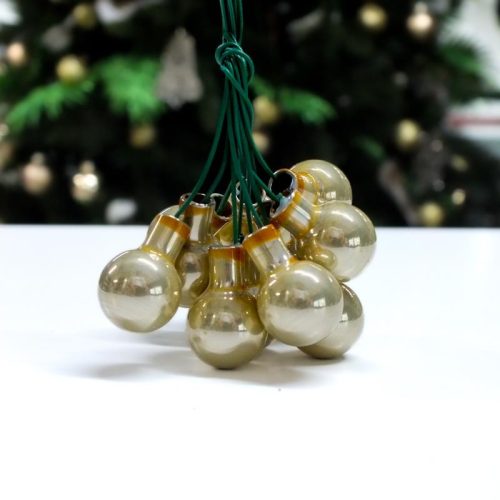 Mini karácsonyfadísz pick pezsgő 1csokor