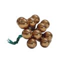 Mini karácsonyfadísz pick bronz 1csokor