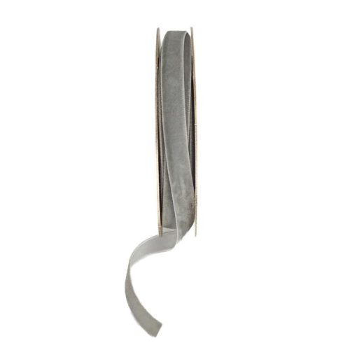 Bársony szalag szürke 10 méter