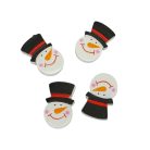 Cilinderes hóember fej öntapadós 4 db/csom