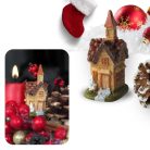 Kerámia tornyos házikó