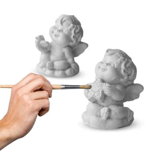 Kerámia ülő angyalkák 2db/csomag