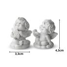 Kerámia ülő angyalkák 2db/csomag