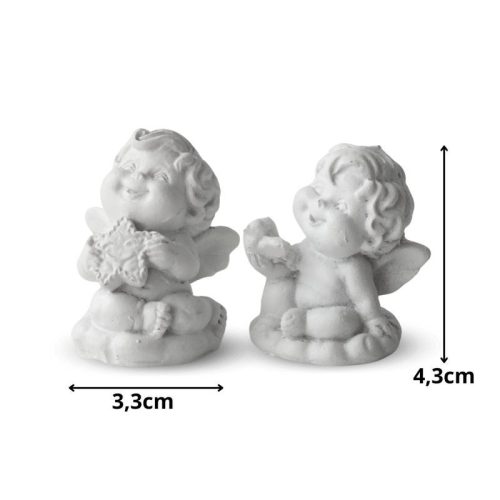 Kerámia ülő angyalkák 2db/csomag