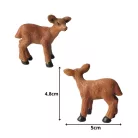 Kerámia barna őzike