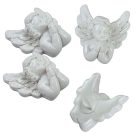 Kerámia imádkozó gyermek angyalkák 4db/csomag