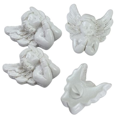 Kerámia imádkozó gyermek angyalkák 4db/csomag
