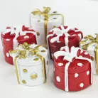 Poly pöttyös ajándékdoboz 6db/doboz