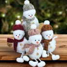 Bolyhos textil hóember 4 féle