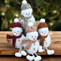 Bolyhos textil hóember 4 féle