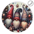 Műanyag kerek tálca Arcátlan manó trió 33cm