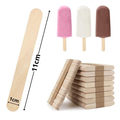 Fa spatula natúr 11x1cm 50db/csomag