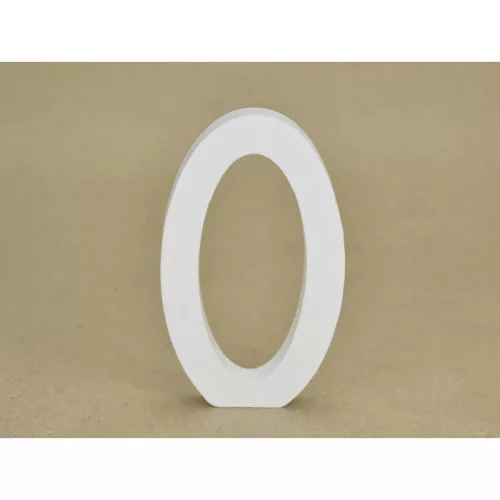 Fa asztalszámok fehér 0-ás 1db