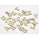 Fa betűk natúr 2cm 26betű/csomag