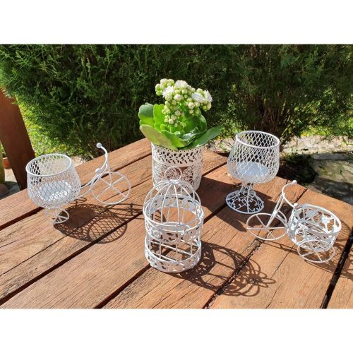 Fém bicikli mécsestartó kicsi