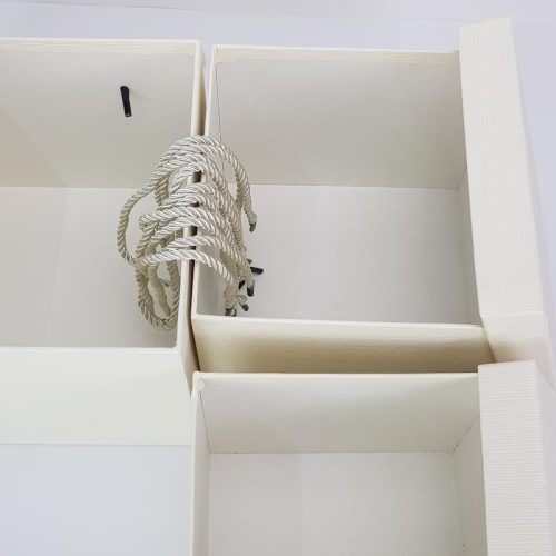 Kocka doboz szett krém 3db/szett