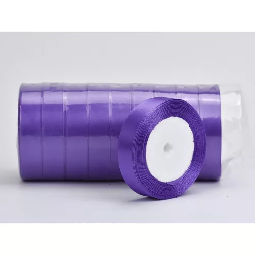 Sötétlila szatén szalag 2cm 10 tekercs - OKOSÁR!