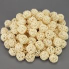 Vessző gömb krém 3cm 100db/csomag - OKOSÁR!