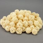 Vessző gömb krém 3cm 100db/csomag - OKOSÁR!