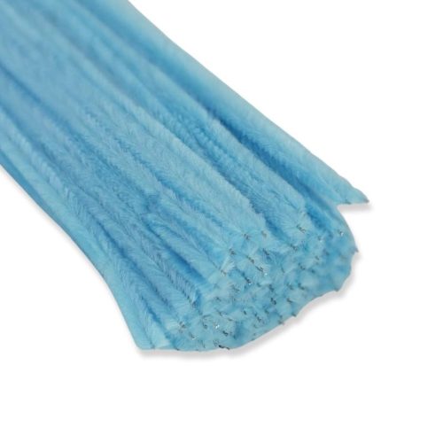 Zsenília drót - babakék 100db/csomag