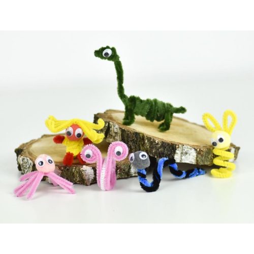 Zsenília drót - babakék 100db/csomag