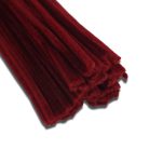 Zsenília drót - bordó 100db/csomag