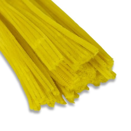 Zsenília drót - sárga 100db/csomag