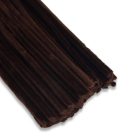 Zsenília drót - sötétbarna 100db/csomag