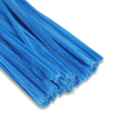 Zsenília drót - világoskék 100db/csomag