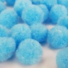 Kék zsenília pompon 1,5cm 100db/cs