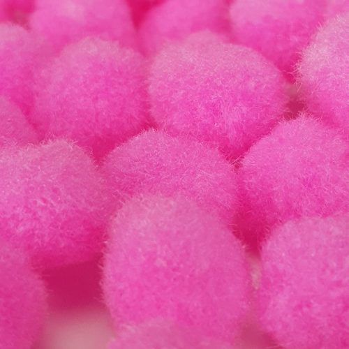 Magenta pompon 1,5cm 100db/cs