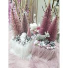 Piros zsenília pompon 1,5cm 100db/cs